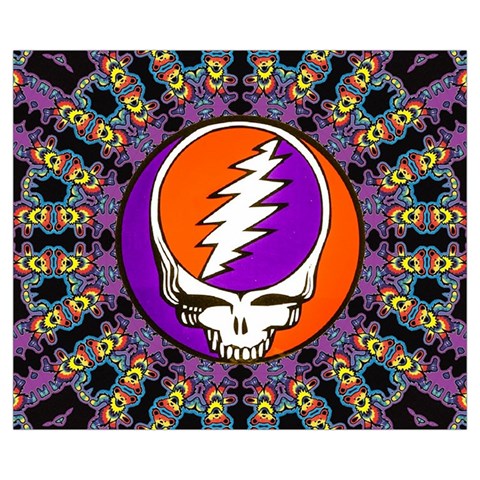 Gratefuldead Grateful Dead Pattern Medium Tote Bag from ArtsNow.com Back