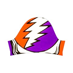 Gratefuldead Grateful Dead Pattern Kids  Short Sleeve Velvet Dress from ArtsNow.com Right Sleeve