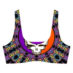 Gratefuldead Grateful Dead Pattern Cross Back Hipster Bikini Set from ArtsNow.com Front