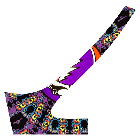 Gratefuldead Grateful Dead Pattern Cross Back Hipster Bikini Set from ArtsNow.com Back Left