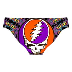 Gratefuldead Grateful Dead Pattern Cross Back Hipster Bikini Set from ArtsNow.com Back Under