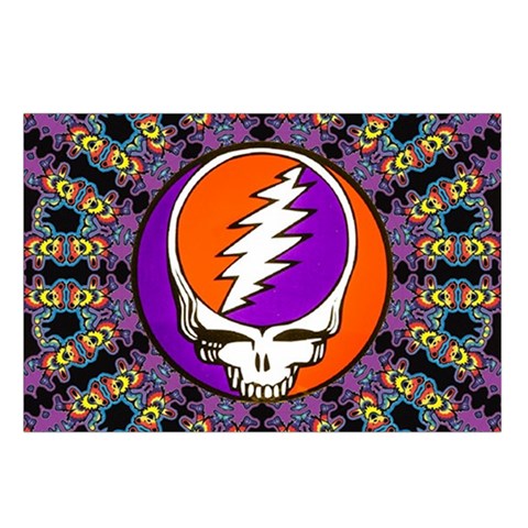Gratefuldead Grateful Dead Pattern Belt Pouch Bag (Large) from ArtsNow.com Loop