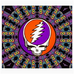Gratefuldead Grateful Dead Pattern Roll Up Canvas Pencil Holder (S) from ArtsNow.com Front