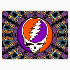 Gratefuldead Grateful Dead Pattern Roll Up Canvas Pencil Holder (L) from ArtsNow.com Front