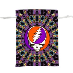 Gratefuldead Grateful Dead Pattern Lightweight Drawstring Pouch (XL) from ArtsNow.com Back