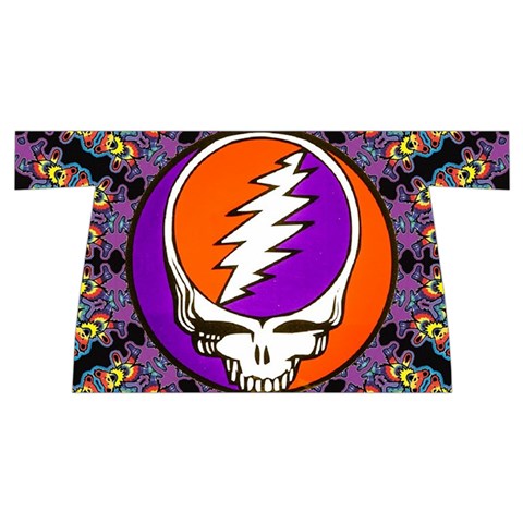 Gratefuldead Grateful Dead Pattern Wristlet Pouch Bag (Small) from ArtsNow.com Back