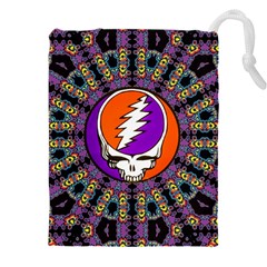 Gratefuldead Grateful Dead Pattern Drawstring Pouch (4XL) from ArtsNow.com Front