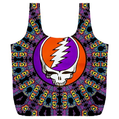 Gratefuldead Grateful Dead Pattern Full Print Recycle Bag (XXL) from ArtsNow.com Front