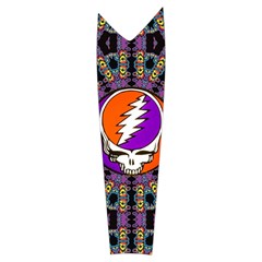 Gratefuldead Grateful Dead Pattern Women s Long Sleeve Raglan Tee from ArtsNow.com Right Sleeve Side