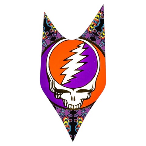 Gratefuldead Grateful Dead Pattern Women s Long Sleeve Raglan Tee from ArtsNow.com Side Left