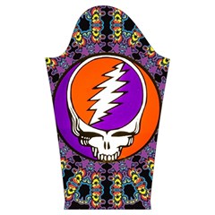 Gratefuldead Grateful Dead Pattern Kids  Midi Sailor Dress from ArtsNow.com Sleeve Left