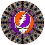 Gratefuldead Grateful Dead Pattern Round Trivet