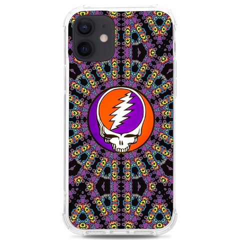 Gratefuldead Grateful Dead Pattern iPhone 12/12 Pro TPU UV Print Case from ArtsNow.com Front