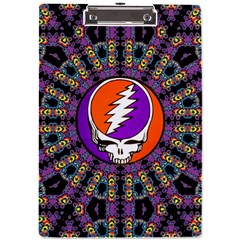 Gratefuldead Grateful Dead Pattern A4 Acrylic Clipboard from ArtsNow.com Front