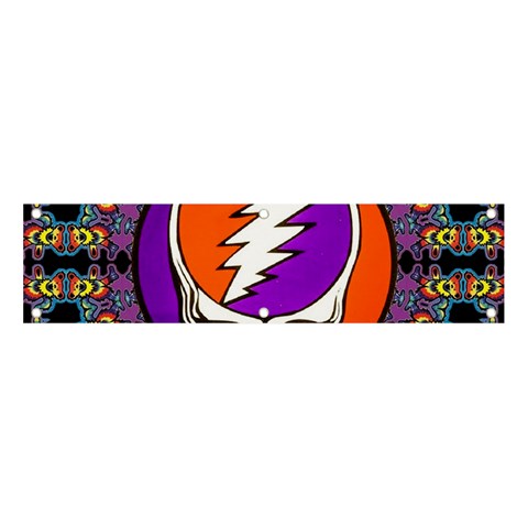 Gratefuldead Grateful Dead Pattern Banner and Sign 4  x 1  from ArtsNow.com Front