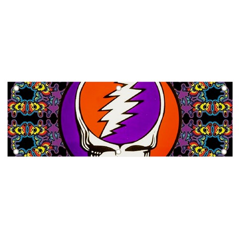 Gratefuldead Grateful Dead Pattern Banner and Sign 6  x 2  from ArtsNow.com Front