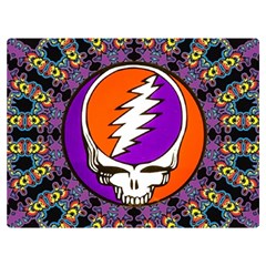 Gratefuldead Grateful Dead Pattern Two Sides Premium Plush Fleece Blanket (Extra Small) from ArtsNow.com 40 x30  Blanket Front