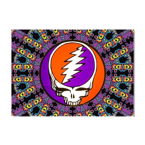 Gratefuldead Grateful Dead Pattern Crystal Sticker (A4) from ArtsNow.com Front