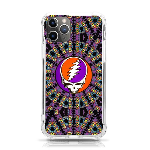 Gratefuldead Grateful Dead Pattern iPhone 11 Pro 5.8 Inch TPU UV Print Case from ArtsNow.com Front