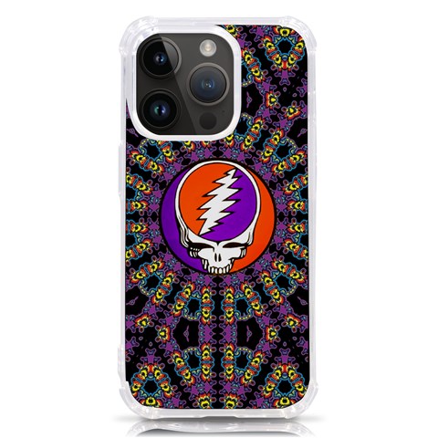 Gratefuldead Grateful Dead Pattern iPhone 14 Pro TPU UV Print Case from ArtsNow.com Front