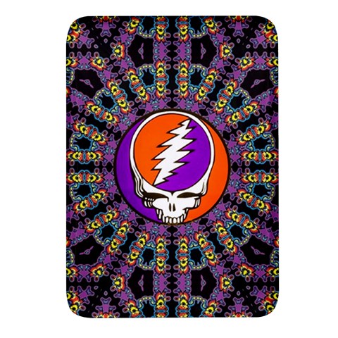 Gratefuldead Grateful Dead Pattern Rectangular Glass Fridge Magnet (4 pack) from ArtsNow.com Front