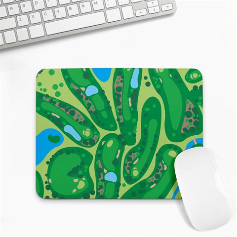 Golf Course Par Golf Course Green Small Mousepad from ArtsNow.com Front