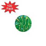 Golf Course Par Golf Course Green 1  Mini Magnets (100 pack) 