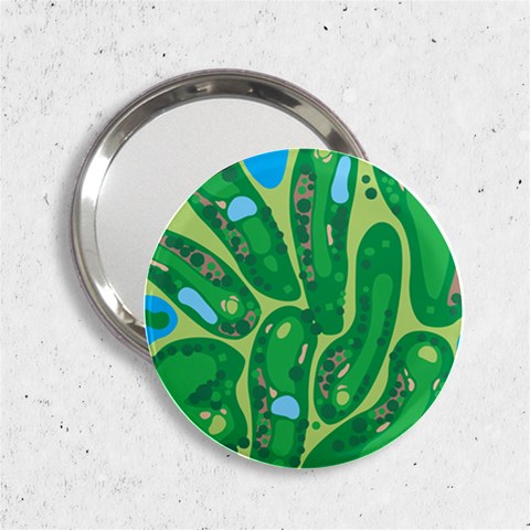 Golf Course Par Golf Course Green 2.25  Handbag Mirrors from ArtsNow.com Front