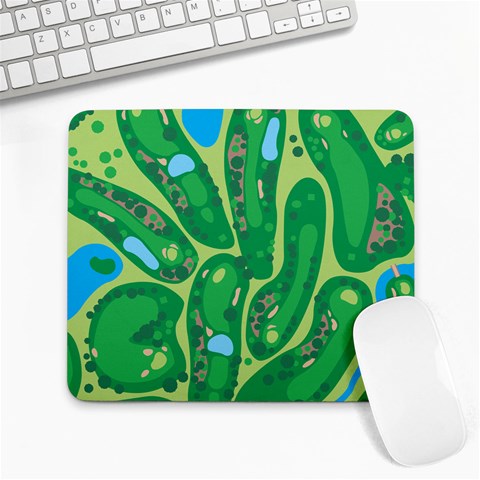Golf Course Par Golf Course Green Large Mousepad from ArtsNow.com Front