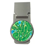 Golf Course Par Golf Course Green Money Clips (Round) 