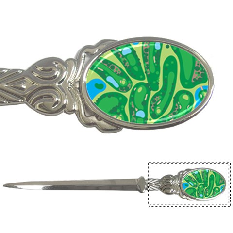 Golf Course Par Golf Course Green Letter Opener from ArtsNow.com Front