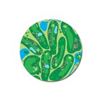 Golf Course Par Golf Course Green Magnet 3  (Round)