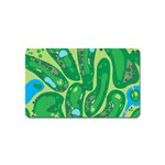 Golf Course Par Golf Course Green Magnet (Name Card)