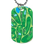 Golf Course Par Golf Course Green Dog Tag (One Side)