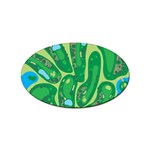 Golf Course Par Golf Course Green Sticker Oval (100 pack)