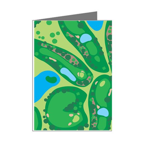 Golf Course Par Golf Course Green Mini Greeting Cards (Pkg of 8) from ArtsNow.com Right