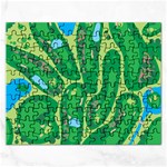 Golf Course Par Golf Course Green Rectangular Jigsaw Puzzl