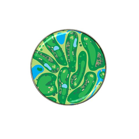 Golf Course Par Golf Course Green Hat Clip Ball Marker from ArtsNow.com Front