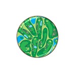 Golf Course Par Golf Course Green Hat Clip Ball Marker (10 pack)