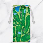 Golf Course Par Golf Course Green Jewelry Bag