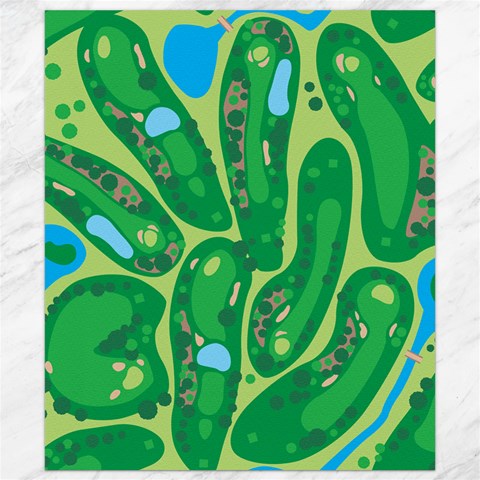 Golf Course Par Golf Course Green Canvas 8  x 10  from ArtsNow.com 8.15 x9.66  Canvas - 1