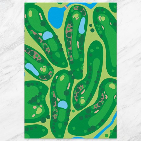 Golf Course Par Golf Course Green Canvas 12  x 18  from ArtsNow.com 11.88 x17.36  Canvas - 1