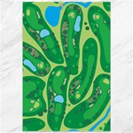 Golf Course Par Golf Course Green Canvas 12  x 18 