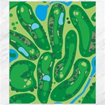 Golf Course Par Golf Course Green Canvas 20  x 24 