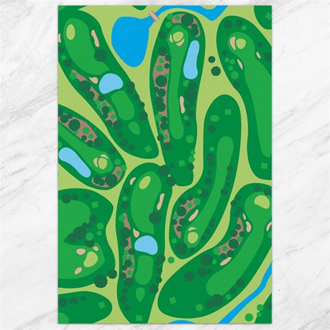Golf Course Par Golf Course Green Canvas 24  x 36  from ArtsNow.com 23.35 x34.74  Canvas - 1