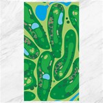 Golf Course Par Golf Course Green Canvas 40  x 72 