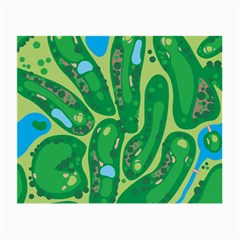 Golf Course Par Golf Course Green Small Glasses Cloth (2 Sides) from ArtsNow.com Back