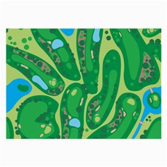 Golf Course Par Golf Course Green Large Glasses Cloth (2 Sides) from ArtsNow.com Back