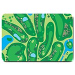 Golf Course Par Golf Course Green Large Doormat
