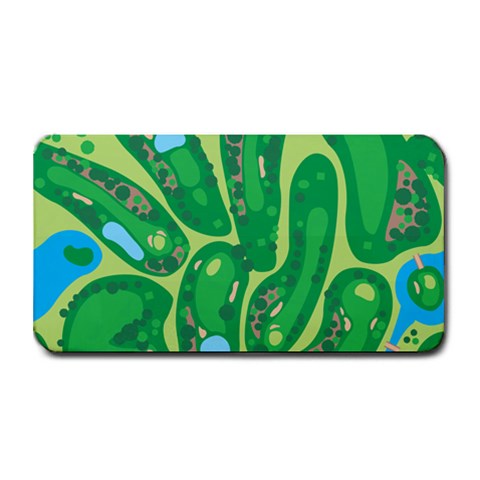 Golf Course Par Golf Course Green Medium Bar Mat from ArtsNow.com 16 x8.5  Bar Mat